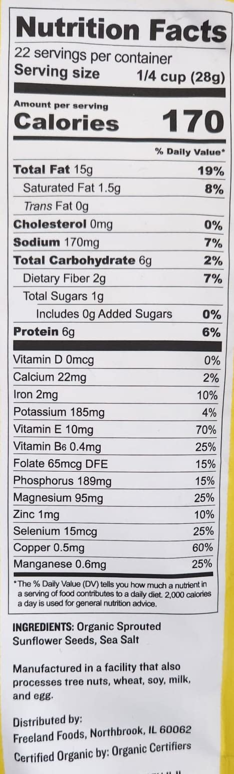 go Raw with Sea Salt Sprouted Organic Bag Keto Vegan Gluten Free Snacks Superfood, Sunflower Seeds, 22 Oz (22)