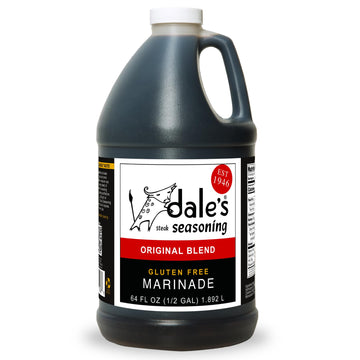 Dale'S Gluten-Free Steak, Poultry And Vegetable Marinade And Seasoning 64 Ounce Family Size (1/2 Gallon)