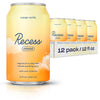 Recess Magnesium Supplement Drink, Calming Beverage, Orange Vanilla, 12 Fl Oz, Pack of 12
