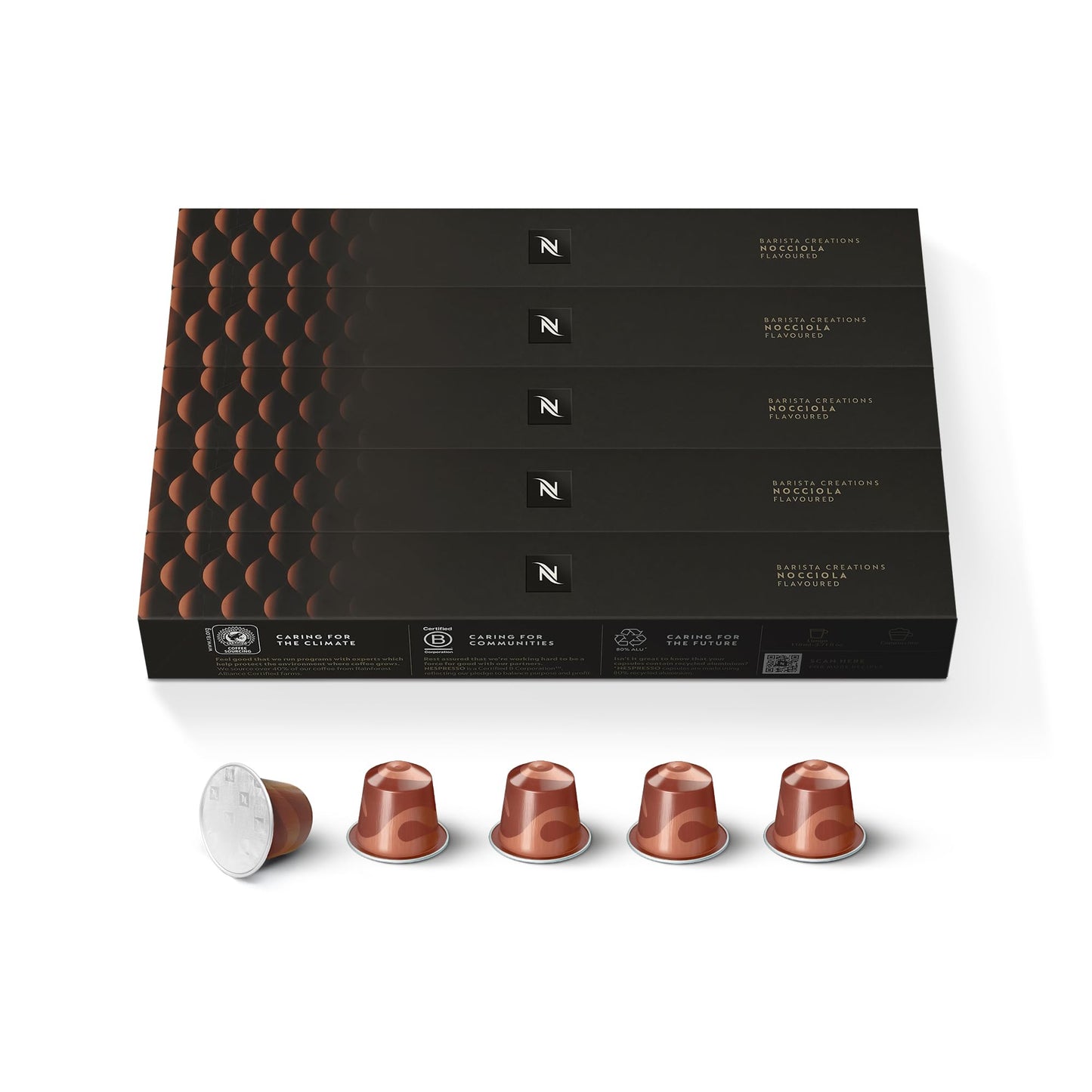 Nespresso Original Line Flavored Nocciola Medium Roast Coffee Pods, 50 Count