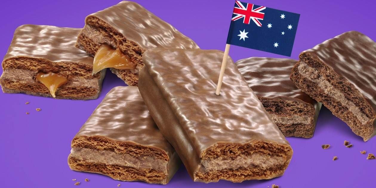 Arnotts Tim Tam Chocolate Biscuits - 6-Pack Assortment: 2 Original, 1 Dark, 1 Double Coat, 1 Chewy Caramel, 1 White - Made In Au