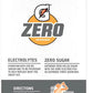 Gatorade G Zero Powder 4 Flavor Variety Pack 10 of Each FlavorPack of 40 0.10oz Glacier Freeze Orange Grape Fruit Punch
