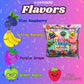 Lupy Lups Cotton Candy Party Pack of Assorted Flavors 4 Individually Wrapped 2.12oz Servings
