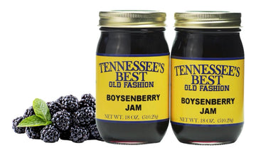 Tennessee's Best Old Fashioned Boysenberry Jams | Handcrafted With Simple Ingredients | Small Batch Made | 18 oz Resealable Glas