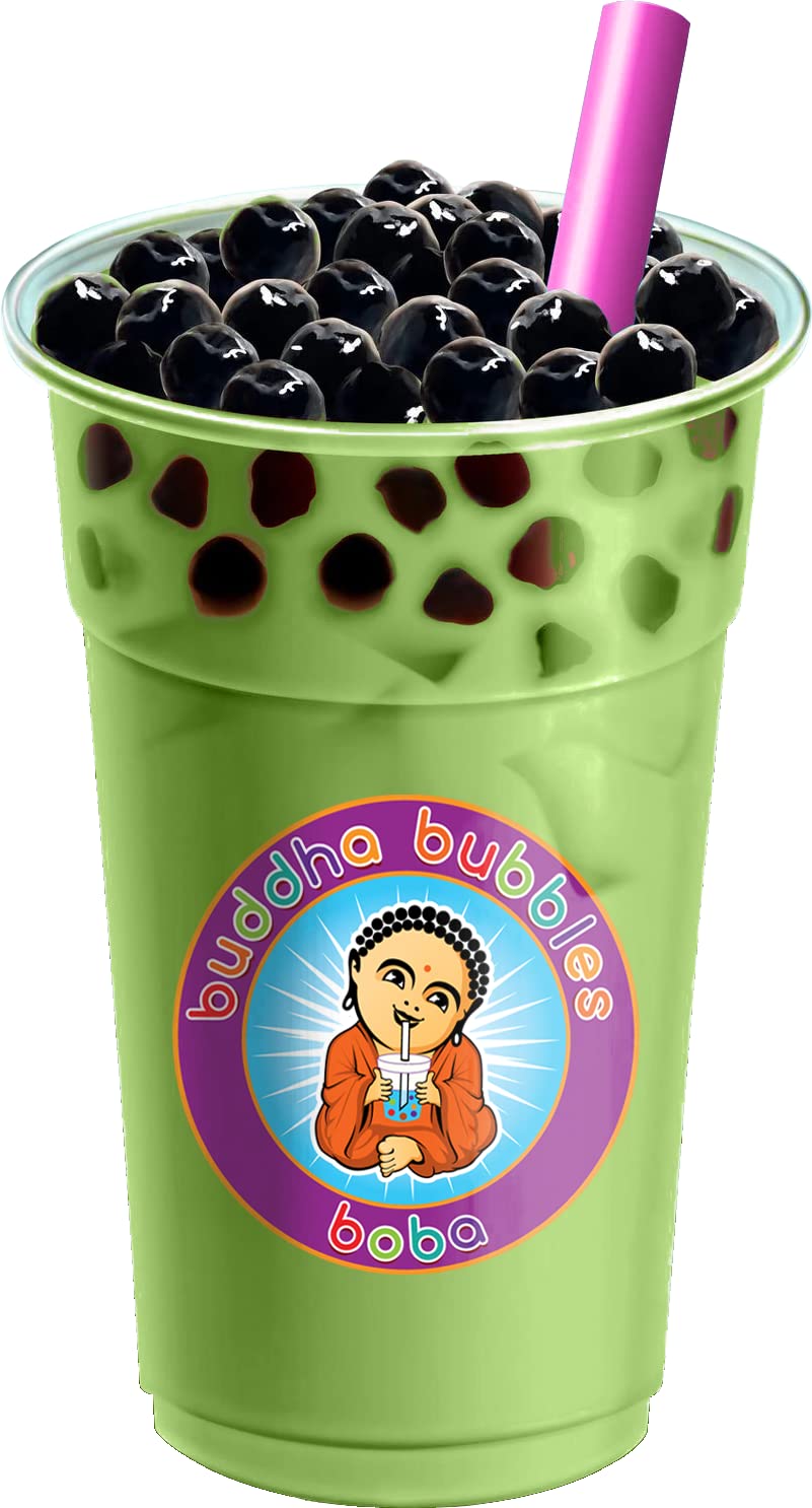 Buddha Bubbles Boba Green Tea Latte Matcha Drink Mix Powder 10 Ounces