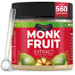 Transparency Foods Monk Fruit Sweetener, Zero Calories, Non-GMO, 3oz (25X Sweeter Than Sugar)