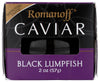 Romanoff Black Lumpfish Caviar, 2 ounce -- 12 per case12