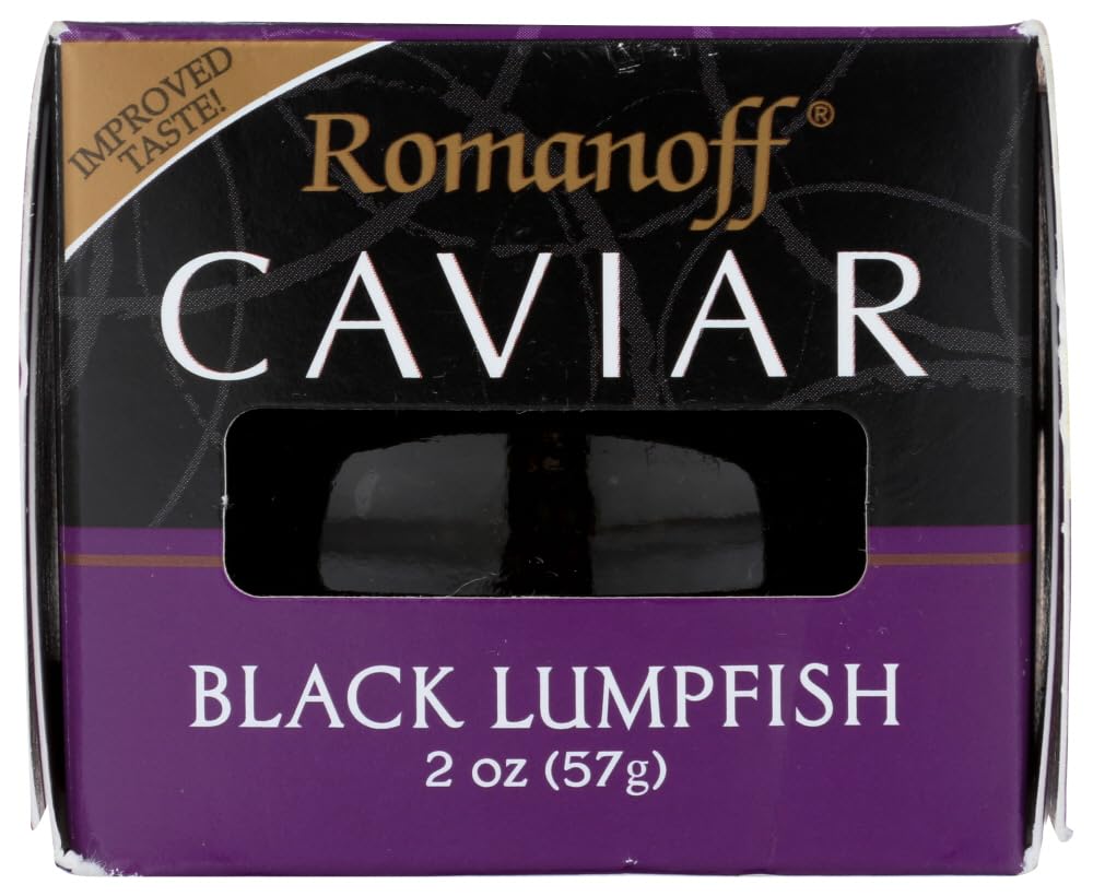 Romanoff Black Lumpfish caviar 2 ounce -- 12 per case12