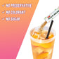 Kayfood Premium Oolong Tea & Peach Juice Powdered Mix 20 Stick Packs (3.53Oz) With Reusable Bottle, Zero Sugar Oolong Wulong Ble