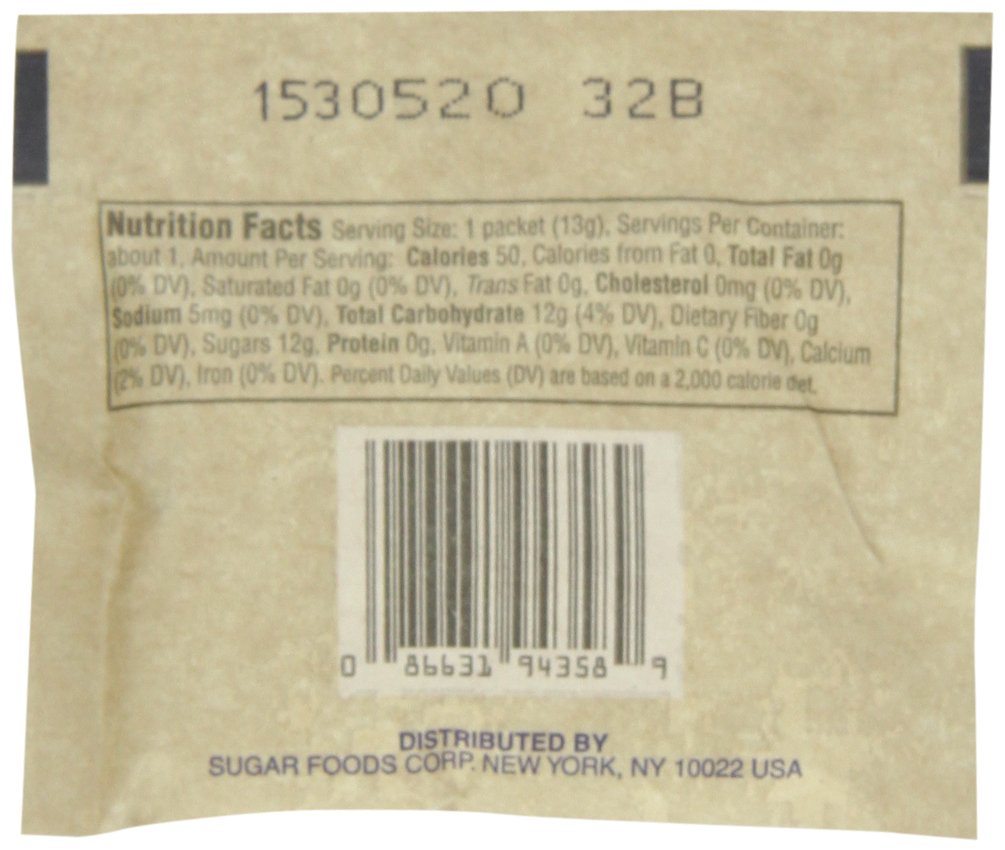 NJoy Brown Sugar Topping for Oatmeal | (Pack of 125) | Single Serve Portion | Bulk Size