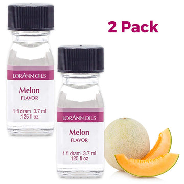 LorAnn Melon SS Flavor, 1 dram bottle (.0125 fl oz - 3.7ml - 1 teaspoon) - 2 pack