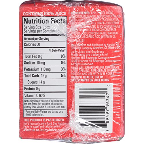 Juicy Juice Punch - 4.23 oz Boxes, 8 Count - Pack of 5