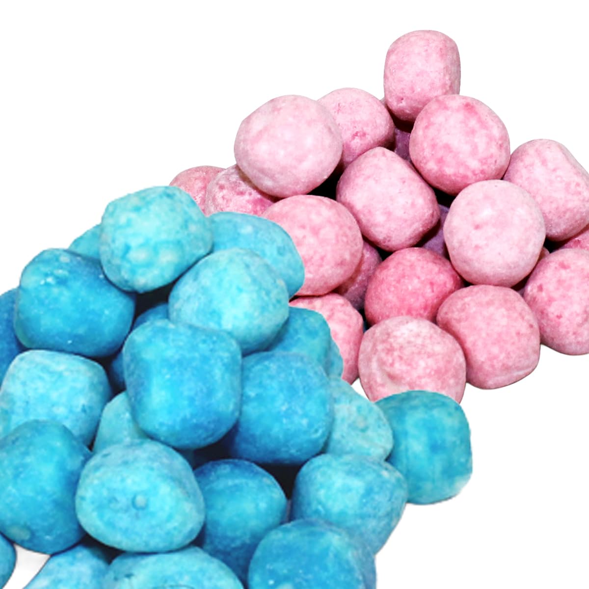 Eiffel Bon Bons Variety 2 Pack  4 Ounce Each (Pack of 2) Blue Raspberry & Strawberry  Chewy Candy Snack  The Hampton Popcorn & Candy Company