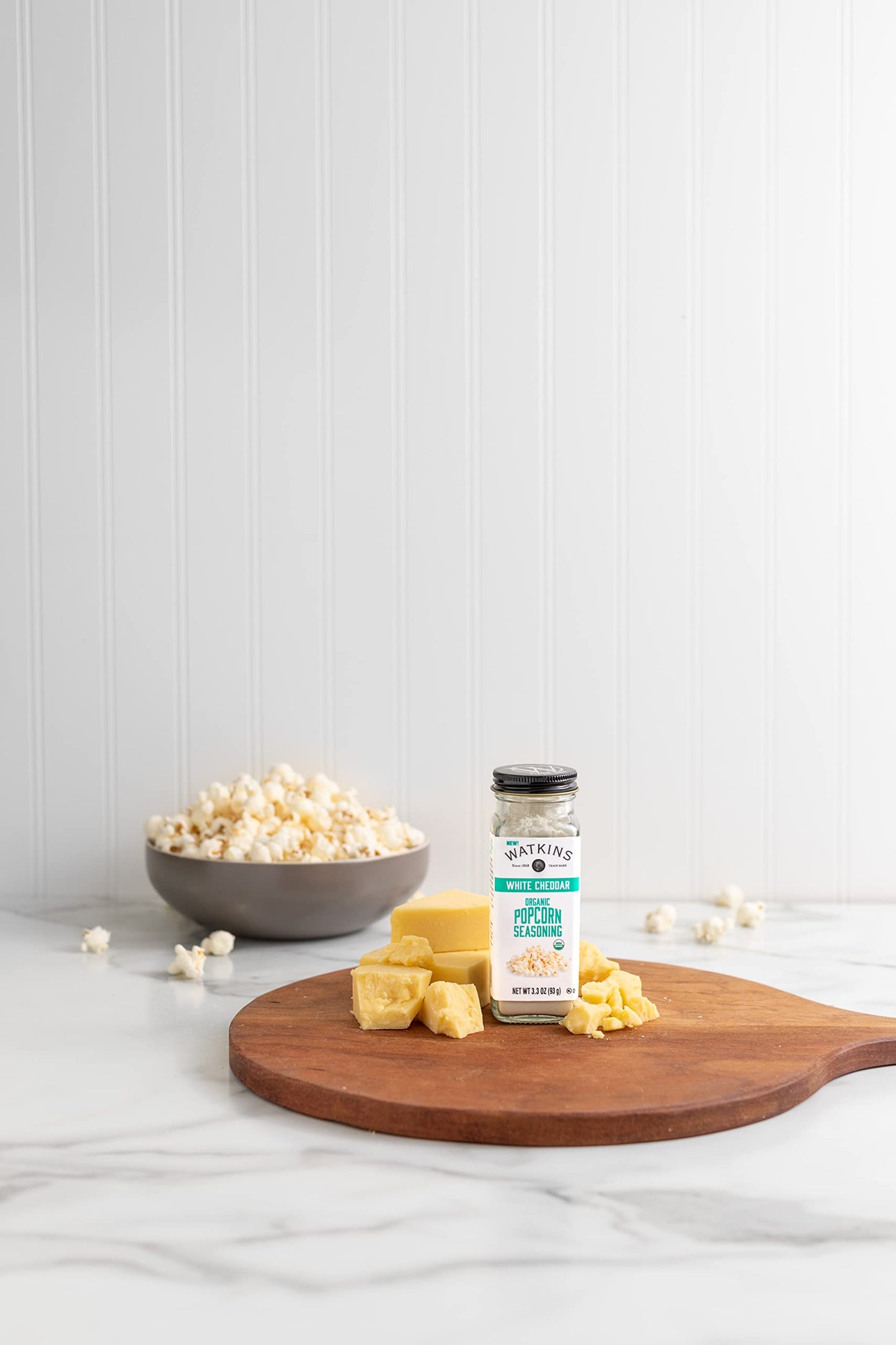 Watkins Gourmet Organic White Cheddar Popcorn Seasoning, 3.3 oz