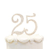 Hatcher Lee Bling Crystal Sweet 25 Birthday Cake Topper - Best Keepsake | 25Th Party Decorations Gold