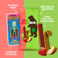 BEAR Real Fruit Snack Splits - Gluten Free, Vegan, and Non-GMO - Apple and Strawberry - Healthy School And Lunch Snacks For Kids