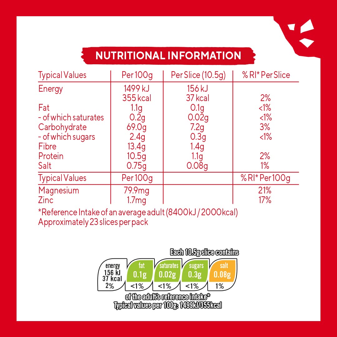 Ryvita Original Rye Crispbread 250G