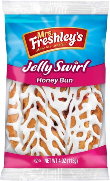 Mrs. Freshley'S Jelly Swirl Honey Bun - Case Of 9