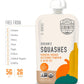 Serenity Kids 6+ Months Squash Veggie Baby Food Puree Pouches - Bpa-Free & Usda Organic & Allergen Free - No Added Sugars - 3.5 Oz 12 Pack