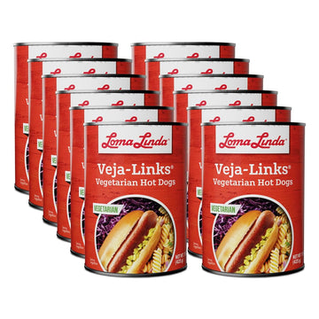 Loma Linda - Plant-Based - Veja-Links,15 Ounce (Pack of 12)