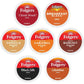 KUPIX Folgers K-Cups Coffee Pods Variety Sampler, 24 Count - Includes Classic Roast, Black Silk, Breakfast Blend, Hazelnut, and More