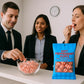 Peppermint Puff Candy | Soft Breath Mints Individually Wrapped | For Holiday Office Reception Party Favor Birthday Gift | 2 Pack Bag (6 Oz Each)