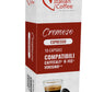 ITALIAN COFFEE FOR ESPRESSO LOVERS Coffee Capsules, Compatible with Verismo & K-fee Systems, 80 Pods, CREMOSO Blend