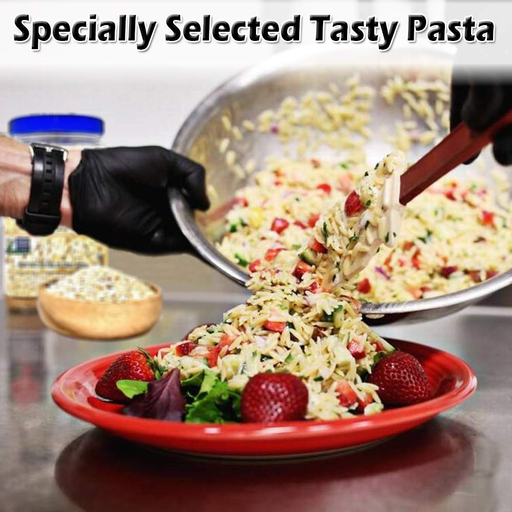 Golden Orzo Pasta - Natural Rice-Shaped for Soups & Salads, 32 Oz (2 Lb)