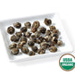 Golden Moon Tea Organic Jasmine Pearls Green Tea - Loose Leaf Dragon Pearls, Premium Grade, Non Gmo - Travel Tin (48 Servings)