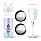 Iridescent Edible Glitter - 6g Rainbow Drink Glitter for Cocktails Luster Dust Edible Neon Food Grade Metallic Shimmer Powder Ca