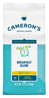 Camerons Coffee Roasted Ground Coffee Bag, Breakfast Blend, 12 Ounce
