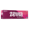 Zevia Zero Sugar Soda, Black Cherry, 12 Fl Oz Cans, Pack of 12