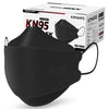 Kimars Kn95 Face Masks 100 Pack, Breathable Comfortable And Disposable Kn95 Mask, Black