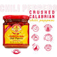 TUTTOCALABRIA Crushed Calabrian Chili Peppers, 6.5  oz (185  g) in Glass Jar - Artisanal Red Chili Pepper, Vegan, Gluten-Free, N