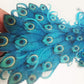 Chockacake Edible Wafer Teal Blue Peacock Paper Collection ,Cake/Cupcake Toppers Decoration,Set Of 20/60/300 (20Pcs)