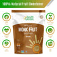 Health Garden Monk Fruit Sweetener, Golden- Non Gmo - Gluten Free - Sugar Substitute - Kosher - Keto Friendly (3 Lbs)