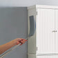 ELEANRA Retractable Gap Dust Cleaner - Extendable Microfiber Duster with 3 Cloths, Gray, Model B0009