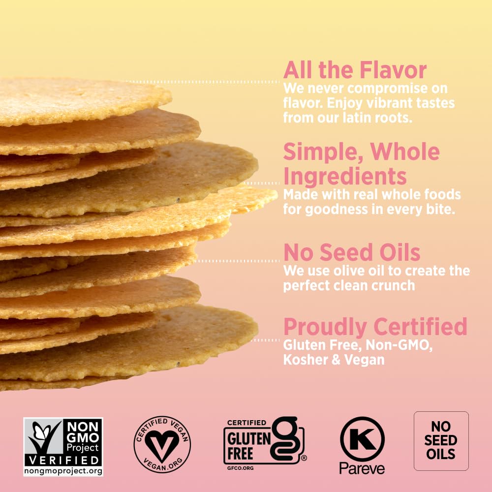 Craize Miami Mix | Sweet Corn, Coconut, Guava Crisps | Gluten Free, Vegan, Kosher, Toasted Corn Crackers | 3 pack, 4 oz each