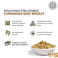 Pride Of India - Coriander Seed Whole - Fresh & Gourmet Indian Whole Spice - Good For Curriesmeat Chicken - Easy To Store - 353