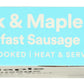 365 Everyday Value Pork & Maple Breakfast Sausage Links, (approximately 10 links), (Frozen), 7 oz