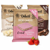 Deluxe & Bla Bla Chocolate Covered Rice Cakes 57 Pack - Whole Grain, Gluten-Free, Kosher Snack - Low-Calorie & Crunchy - Coated 