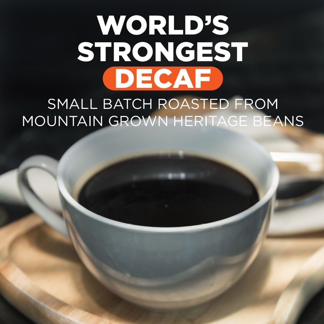 Maud'S World'S Strongest Decaf Coffee Pods, 200 Ct, Decaffeinated Dark Roast Coffee In Recyclable Single Serve Pods - 100% Arabi