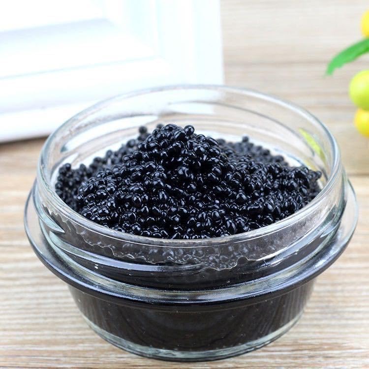 ZAYEMAIBUHAO Premium Salmon Roe Caviar, 102g, Red-Orange Fish Eggs, Russian Style