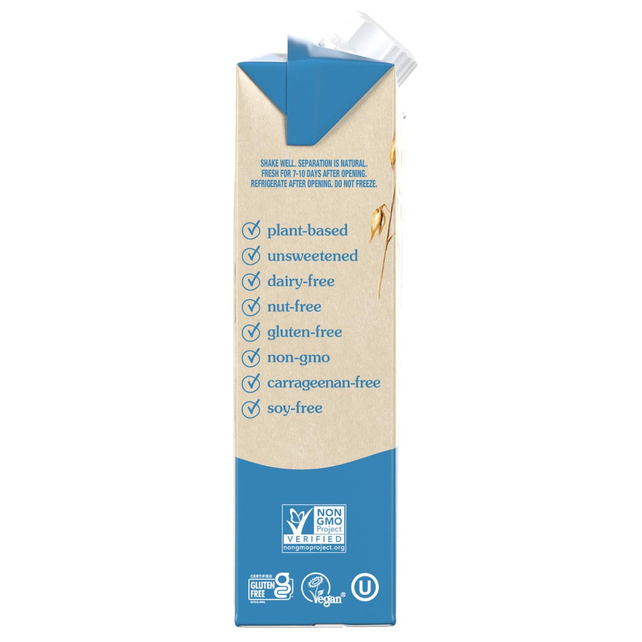 Nutpods Oat French Vanilla Creamer - Unsweetened Oat Milk Creamer - Nut-Free Non Dairy Creamer - Keto, Gluten Free, Non-Gmo, Vegan, Sugar Free, Kosher (12-Pack)