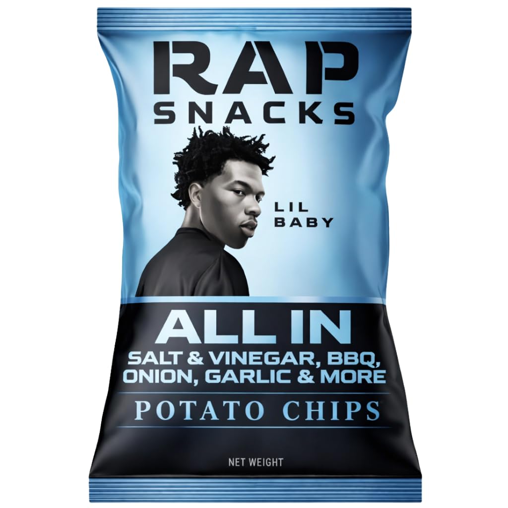 Lil Baby All In | Rap Snacks, Riega Snacks | 2 Ounce Pack of 6