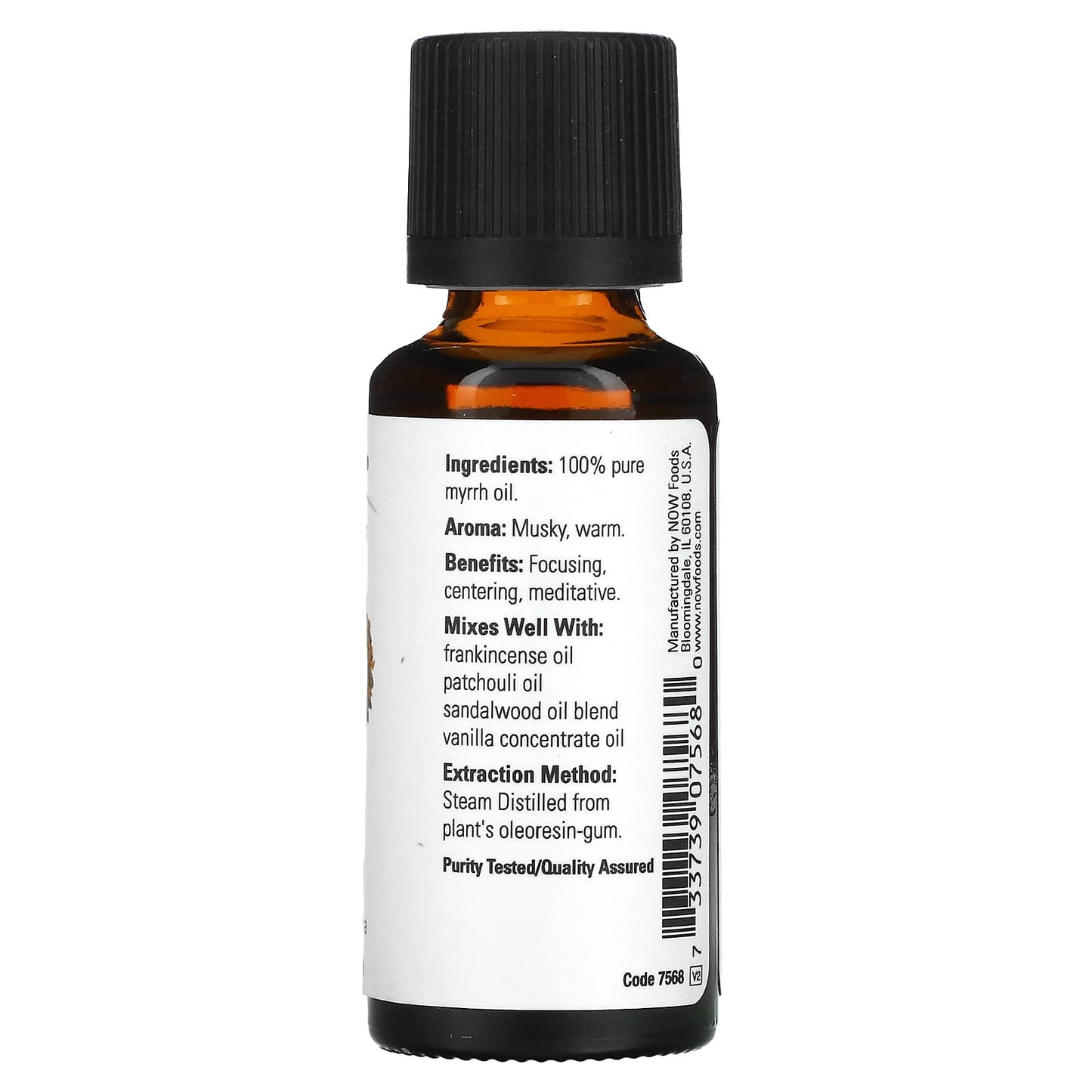 Now Foods Essential Oils, 100% Pure Myrrh, 1 Fl Oz (30 Ml)