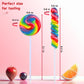 Big Size! 24 Pack Twisty Lollipop, Swirl Lollipop, Rainbow Twist and Swirl Lollipops Individually Wrapped Bulk, Kid s Lollipops