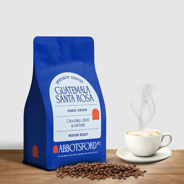 Guatemala Santa Rosa Whole Bean Medium Roast Coffee, 12 oz Specialty Bag, Flavored Whole Bean Coffee with Chocolate, Citrus & Re