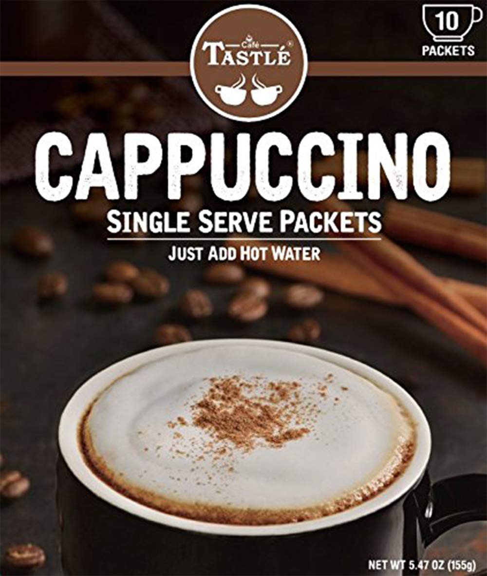 Cafe Tastl   Single Serve Cappuccino Coffee, 10 Count