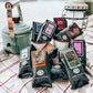 Coffee Beanery Toasted Almond Flavored Coffee, 1-1.75Oz Try Me Size Coffee Sampler, Light-Medium Roast